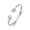 Better Jewelry .925 Sterling Silver Rose Bangles Women Woman Silver