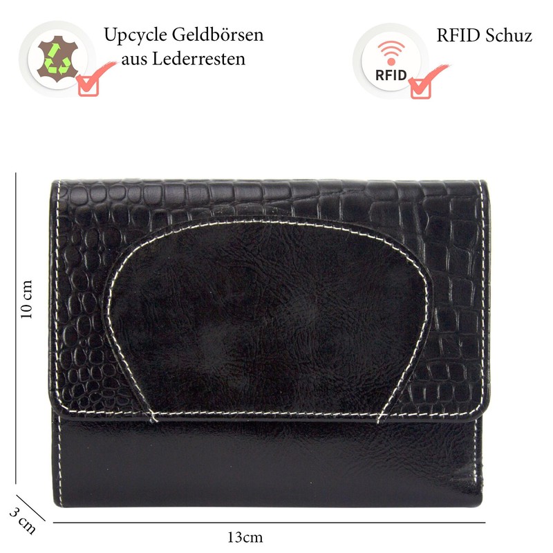 Sunsa Purses 81696 Women's Wallet Leather Wallet with RFID Protection