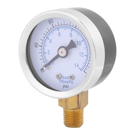 Hydraulic Water Pressure Gauge 0-200PSI 40MM DIAL Meter 1/8 NPT
