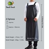 Small snail Waterproof Apron PVC Heavy Duty Apron Oil-Proof BBQ