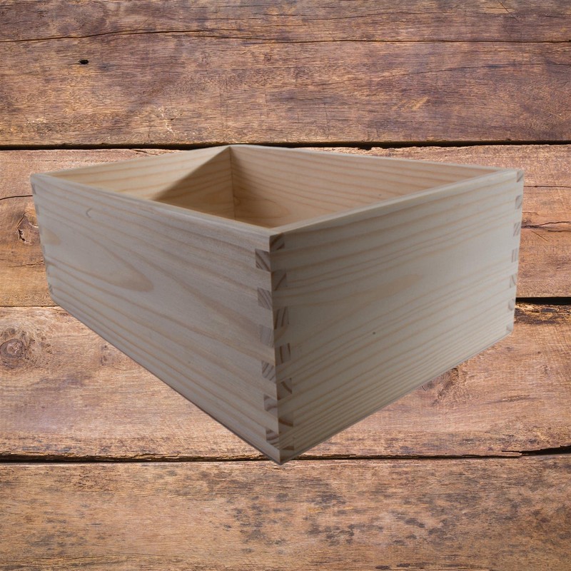 Rectangular Wooden Open Display Presentation Box | 30 x 20