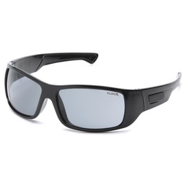 Pyramex Safety Furix Safety Glasses, Black Frame/Gray Anti-Fog, One Size