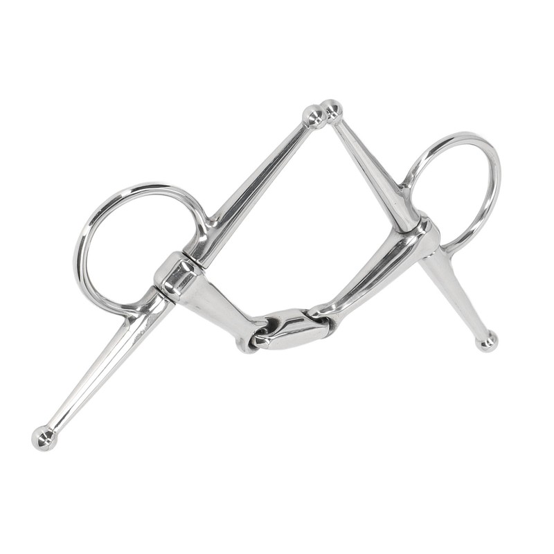 135mm Horse Mouth Bit Stainless Steel Horse Cheek Snaffle for