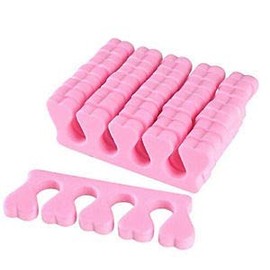 Toe Separators, Toe Separators, Toe Separators, Nail Art, Toe Divider, Art Pedicure, Manicure, Nail Clippers Set, Pink, 50 Pairs