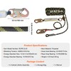 Happybuy Vertical Lifeline Assembly - 25' x 0.55'' Fall Protection