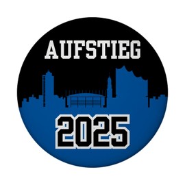 Hamburg Skyline Aufstieg 2025 Magnet mit Flaschenöffner für Fußballfans Lustiger Magnet mit Flaschenöffner für Hamburg-Fans und Fußballfreunde