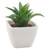 6PCS Potted Artificial Succulents Artificial Plants in Pots Plastic Fake