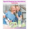 Mini Karaoke Machine for Kids&Adults,Portable Bluetooth Speaker with 2 Wireless