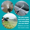 Gilmour Heavy Duty Garden Hose Nozzle, Swivel Connect, 5 Spray