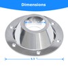 JYINCPED 2-Pack RV Table Base Mount,Camper Aluminum RV Pedestal Table