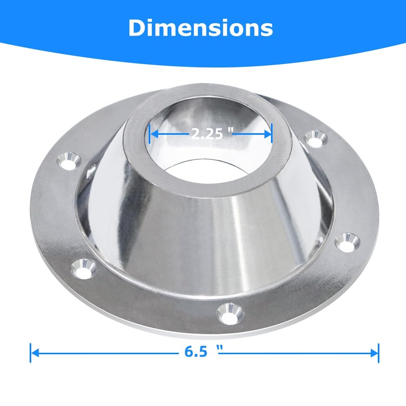 JYINCPED 2-Pack RV Table Base Mount,Camper Aluminum RV Pedestal Table