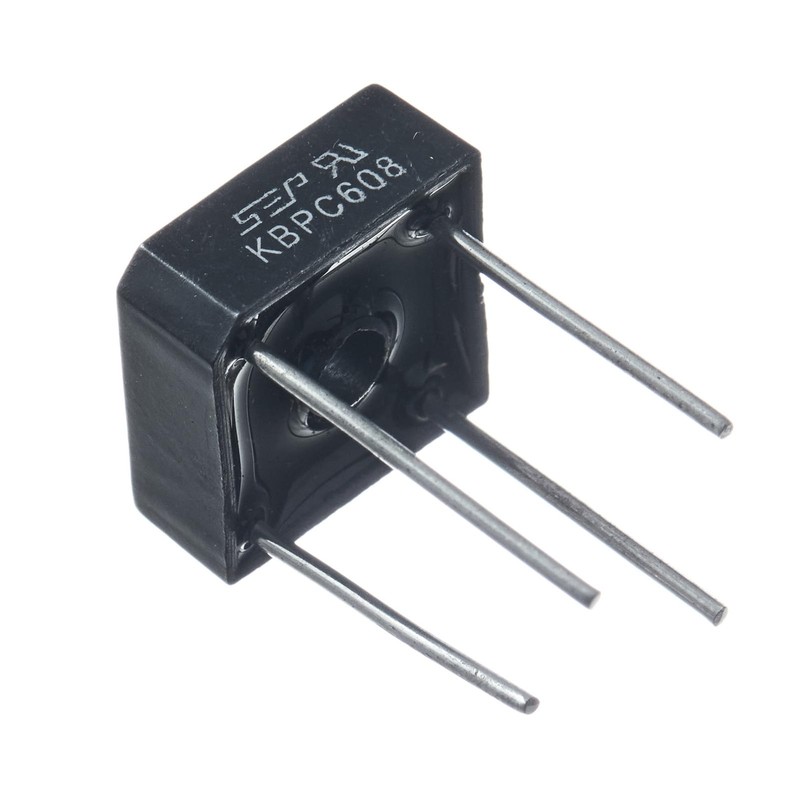 Bridgold 10pcs KBPC608 608 Single Phase Silicon Bridge Rectifiers 6A