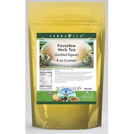 Terravita Feverfew Herb (Certified Organic) Tea (Loose) (8 oz, ZIN: 517685)