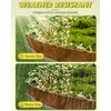 Velway Corrugated Metal Garden Edging - 6" H x 40Ft