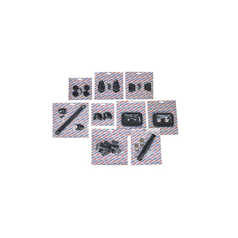 Black strap handle with fixing screws