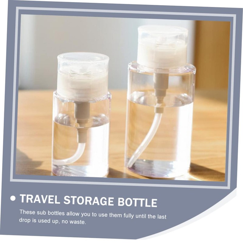 Outanaya Squeezable Toiletry Bottles 2 Pack 300ml Petg Travel Containers