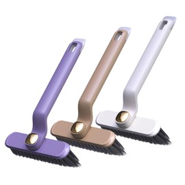3 PCS Crevice Cleaning Brush, Gap Cleaning Brush, Rotating Corner Brush Hard Bristle, Household Multi-Function Cleaning Brush Tool,Small Cleaning Brush for Shutter Door Window Track Kitchen Bathroom