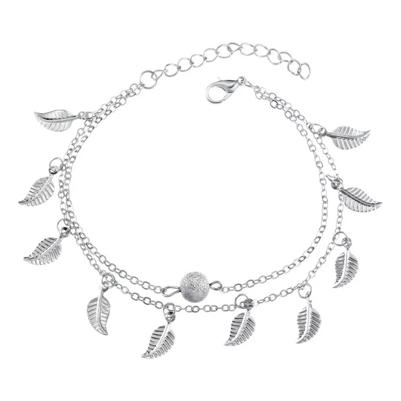Deluxe Pulsera Pie Tobillo 2 En 1 Playa Vacaciones Regalo