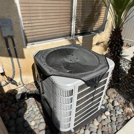 Air Conditioner Covers for Outside Units - 28"x28" Central AC Conditioning Breathable Mesh Outdoor Protective Screen, Top Universal Defender for All Season