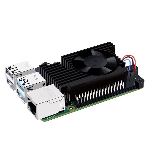 GeeekPi Raspberry Pi 4 Armor Lite Heatsink with PWM Fan,