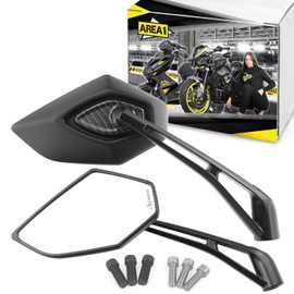 Area1 Motorrad Rückspiegel Spiegel Set kompatibel mit Street Triple RS (17-22) Street Cup, Twin (V71)