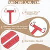 sourcing map Archery Bows Square T-Shape Ruler Tool Nocking Points