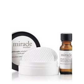 NEW PHILOSOPHY MIRACLE WORKER SET RETINOID PADS 15 COUNT CT SOLUTION 0.5 OZ 604079048880