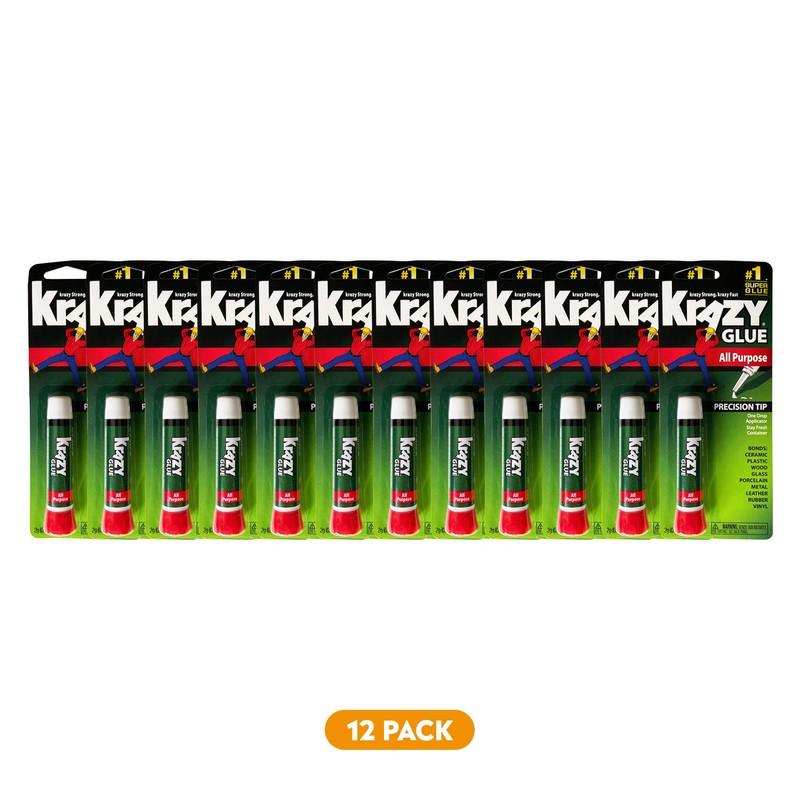 Krazy Glue KG58548R Instant Krazy Glue All Purpose Tube 0.07-Ounce