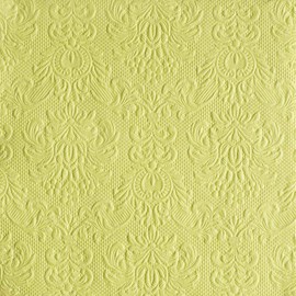 Ambiente Papierservietten - Servietten Lunch/Party 33x33cm Elegance Hell Grün- Light Green - Hochzeit - Taufe Geprägt/Embossed Tisch-Deko