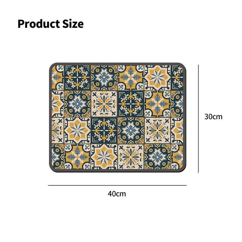 CLKE Draining Mat, 30 x 40 cm Draining Board Mats