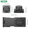 M METERXITY 2-Pack Keyless Combination Lock, 4.3" Zinc Alloy Mechanical