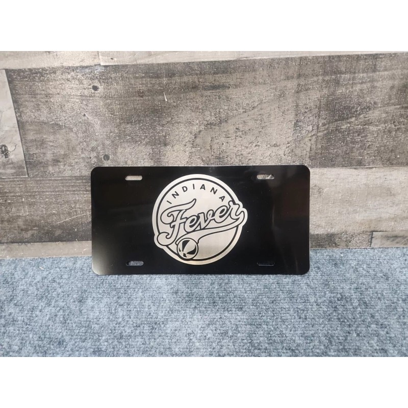 b4 nada Indiana Fever Aluminum Plate Laser Etched Car Front