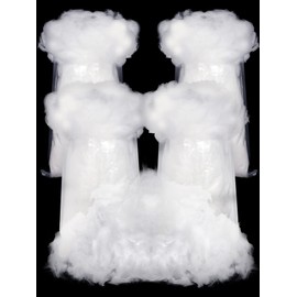 Christmas Fake Snow Indoor Artificial Snow Fluffy Snow Blanket for Christmas Fake Snow Decor, Tree, Table, Village Display (240 g)