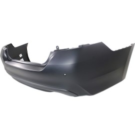 Evan Fischer Rear Bumper Cover Compatible with 2016-2018 Nissan Altima Primed with PDC Sensor Holes