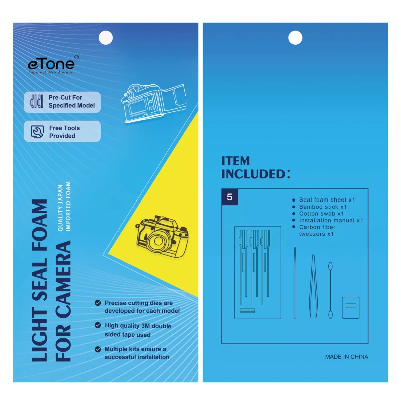 For Minolta Pre-cut Custom Light Seal Foam Sponge Kit For