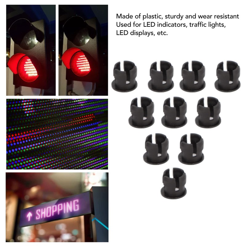 LED Light Mounting Brackets, 200 Pieces 5 mm LED Holder