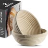 Bread Banneton Proofing Basket [Set of 2]Round 9” Inch Bread