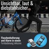 Parkwächter B1 Bicycle Bottle Holder with Alarm, AirTag Bottle Holder,