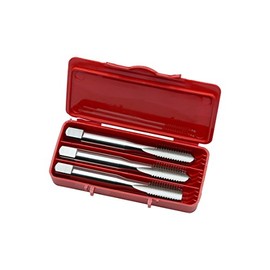 Dormer E500M6NO8 M Machine Tap Straight Flute, Set of 3, M6 x 1.00 mm