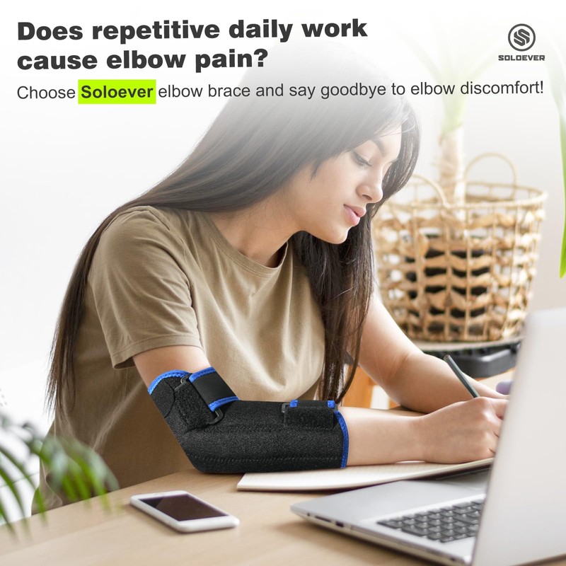 Cubital Tunnel Elbow Brace for Women&Men, Tennis Elbow Brace with