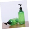 Baluue 2pcs Refillable Shampoo Dispenser Bottles Pump Containers for Essential