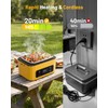 TaskStar Heated Lunch Box, Cordless Battery Powered Electric Lunchbox