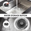 2 Pack 3 in 1 Kitchen Sink Drain Strainer,Pop Up