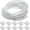 10 Meters (10.94 Yards) Bead Chain, Blinds Vertical Blind Bottom