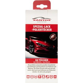 XANTOS Polishing Cloths Pack of 50 White on Roll 28 x 20 cm