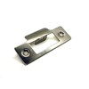 Polished Strike Plates Single Chrome 75.5mm Length x 25mm Width