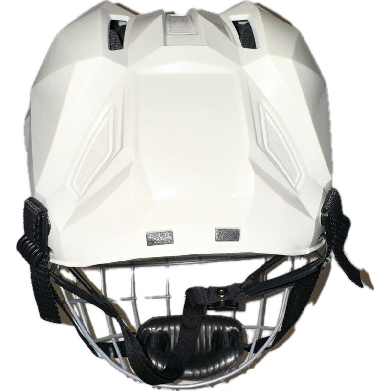 Rodeo Equestrian Bull Riding Protective Helmet White - EPT Bull