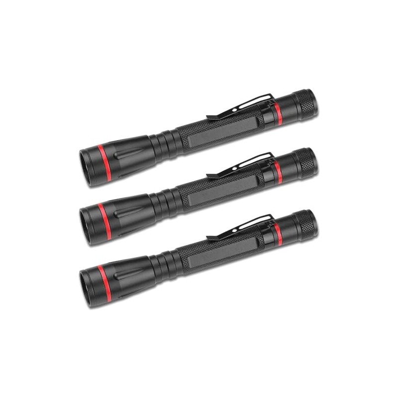 POCKETMAN LED Flashlights (3 Pack), High Lumens LED Torch Pocket