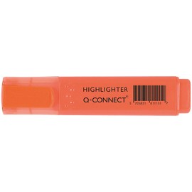 Q Connect Highlighter Pen - Orange