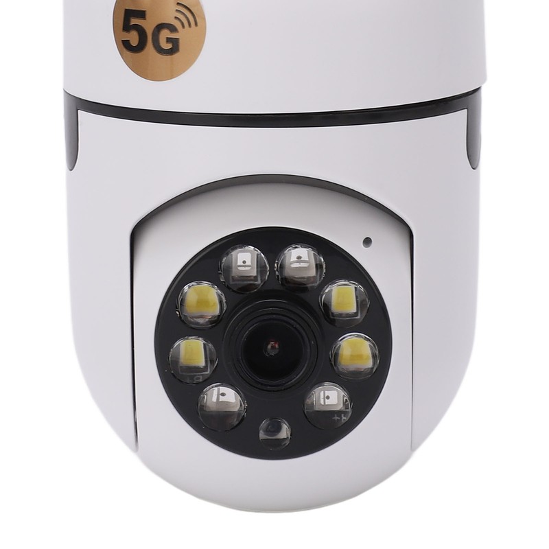 Lamp Holder Camera Wireless 360 Degree 2.4GHz and 5G WiFi